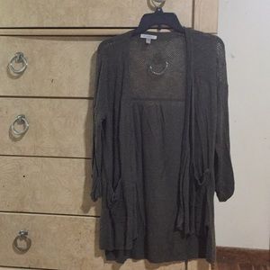 Dress Barn Army green cover sweater👍👍👍